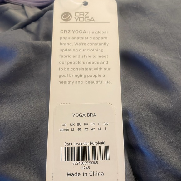 CRZ Yoga Women's seamless strappy crisscross longline sports bra - Picture 5 of 6